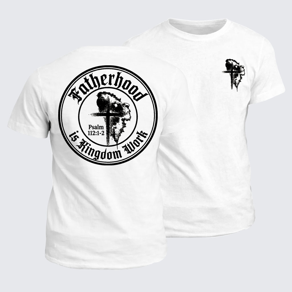 Fatherhood Jesus God Christian Cotton T-Shirt