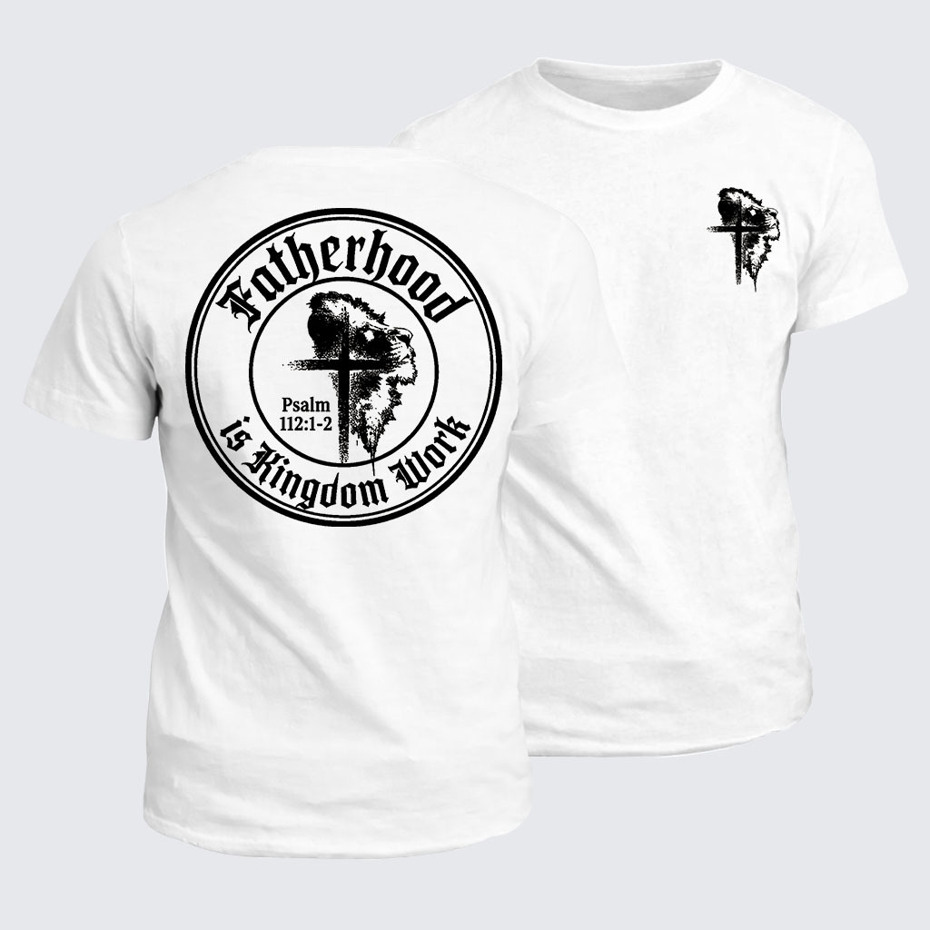 Fatherhood Jesus God Christian Cotton T-Shirt