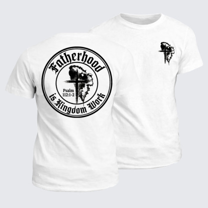 Fatherhood Jesus God Christian Cotton T-Shirt