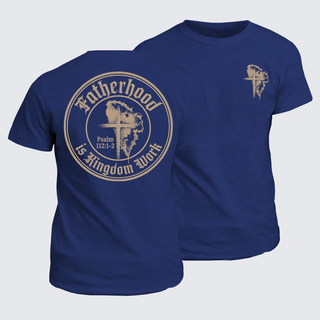 Fatherhood Jesus God Christian Cotton T-Shirt