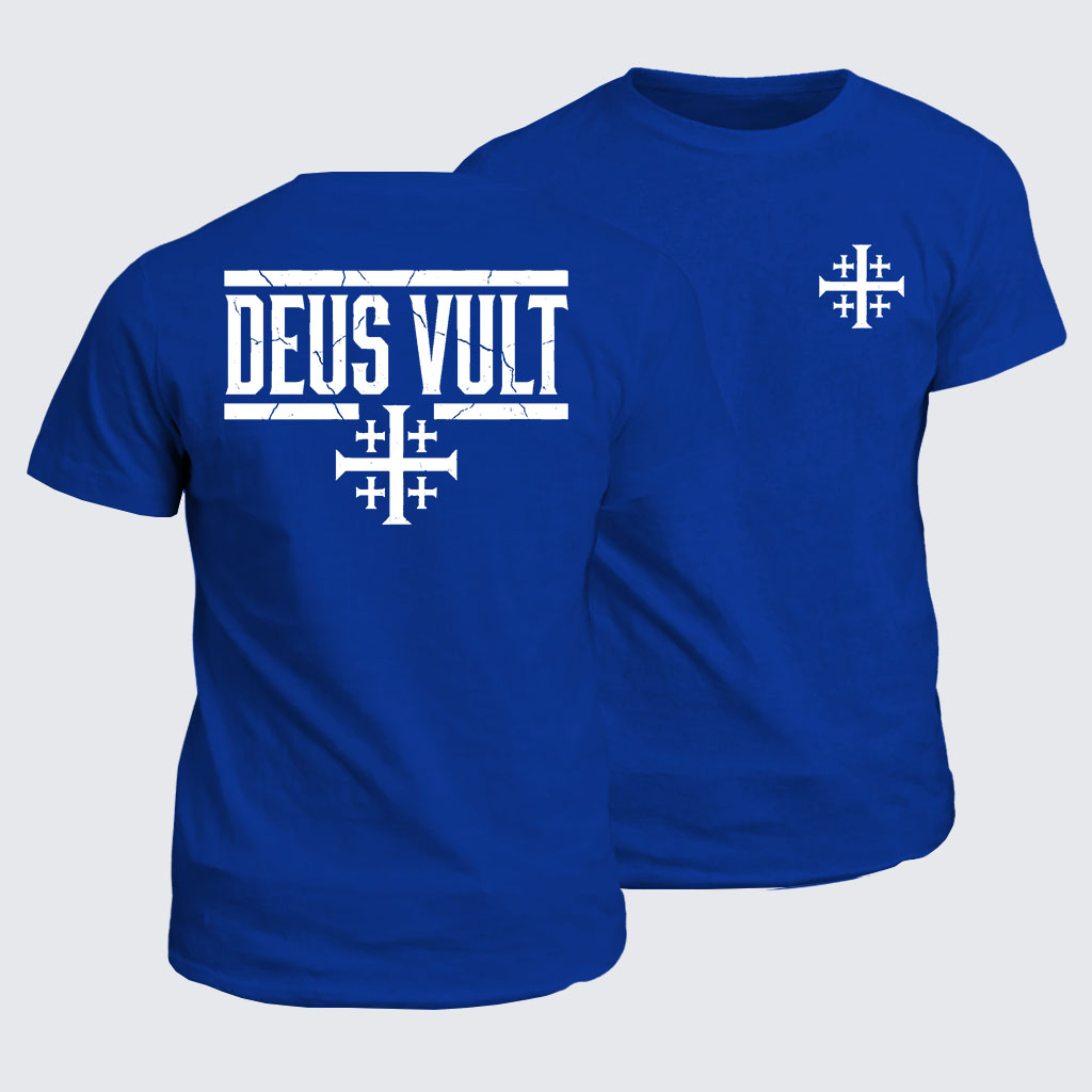 Classic Cotton Tee -  Deus Vult