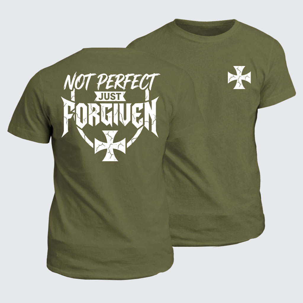 Classic Cotton Tee -  Not Perfect Just Forgiven