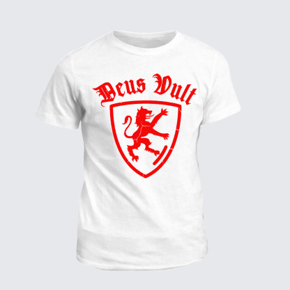 Classic Cotton Tee -  Deus Vult