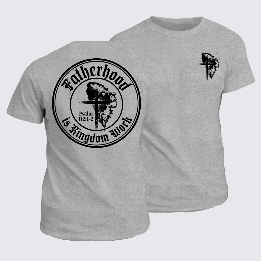 Fatherhood Jesus God Christian Cotton T-Shirt