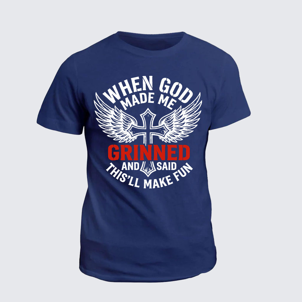 Classic Cotton Tee - When God Made Me