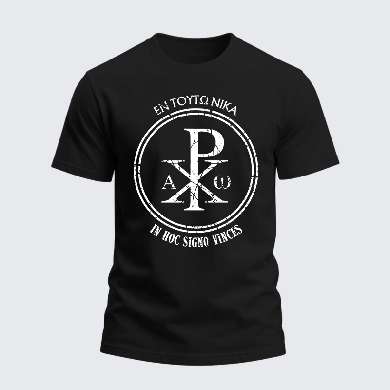 Man Of God Husband Dad Jesus God Christian Cotton T-Shirt