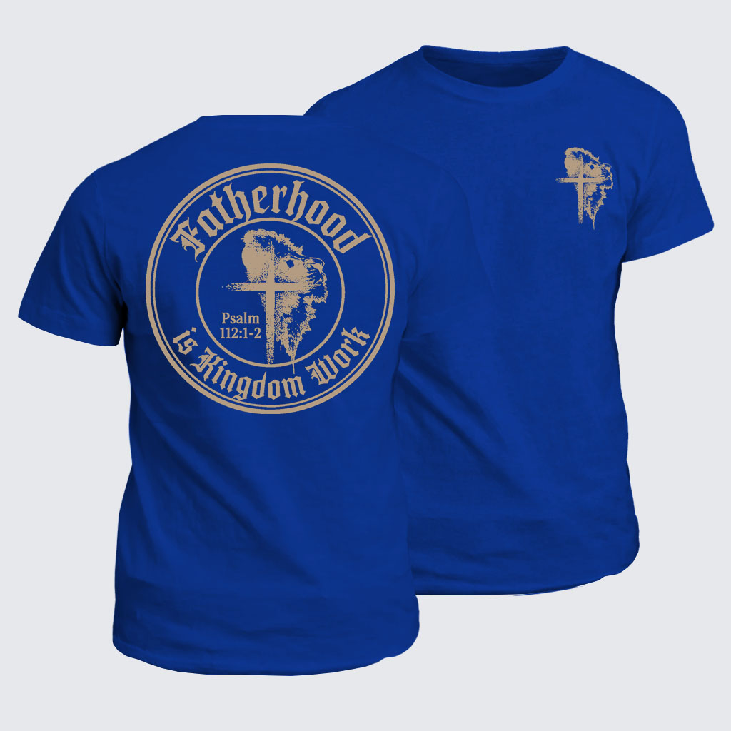 Fatherhood Jesus God Christian Cotton T-Shirt