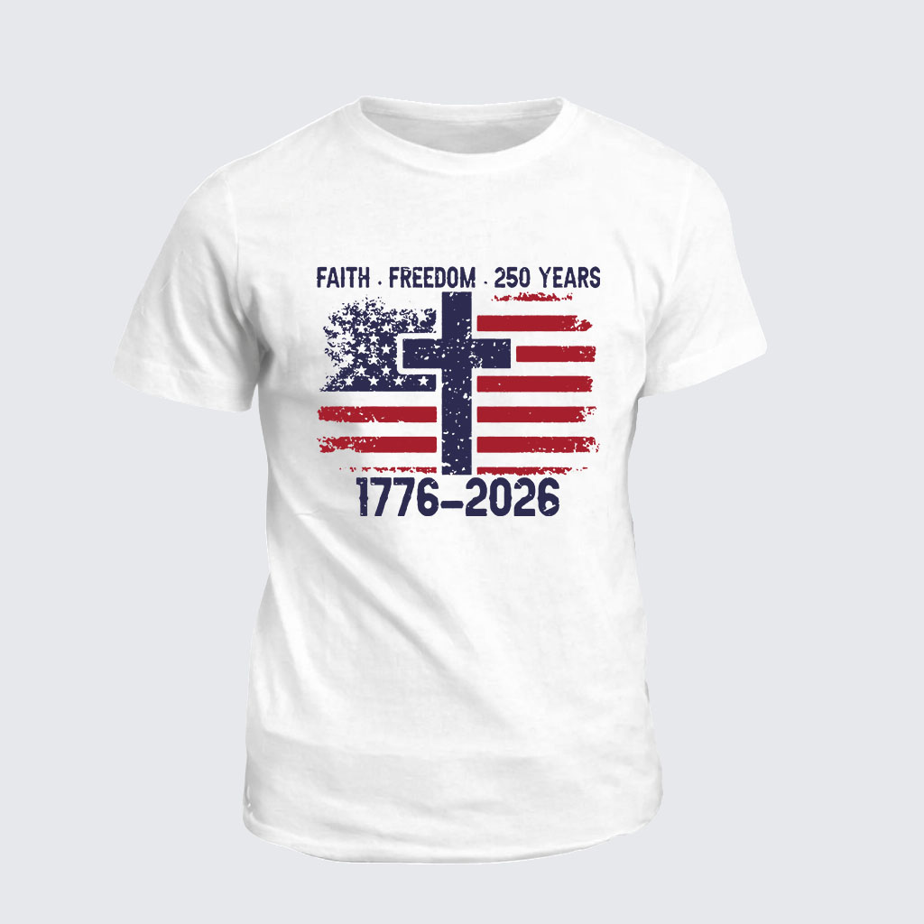 Classic Cotton Tee -  Faith Freedom
