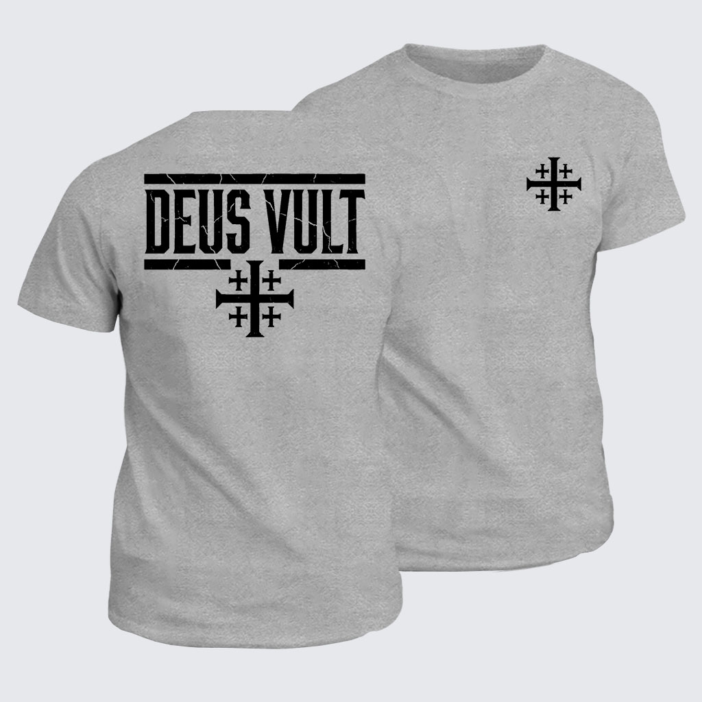 Classic Cotton Tee -  Deus Vult