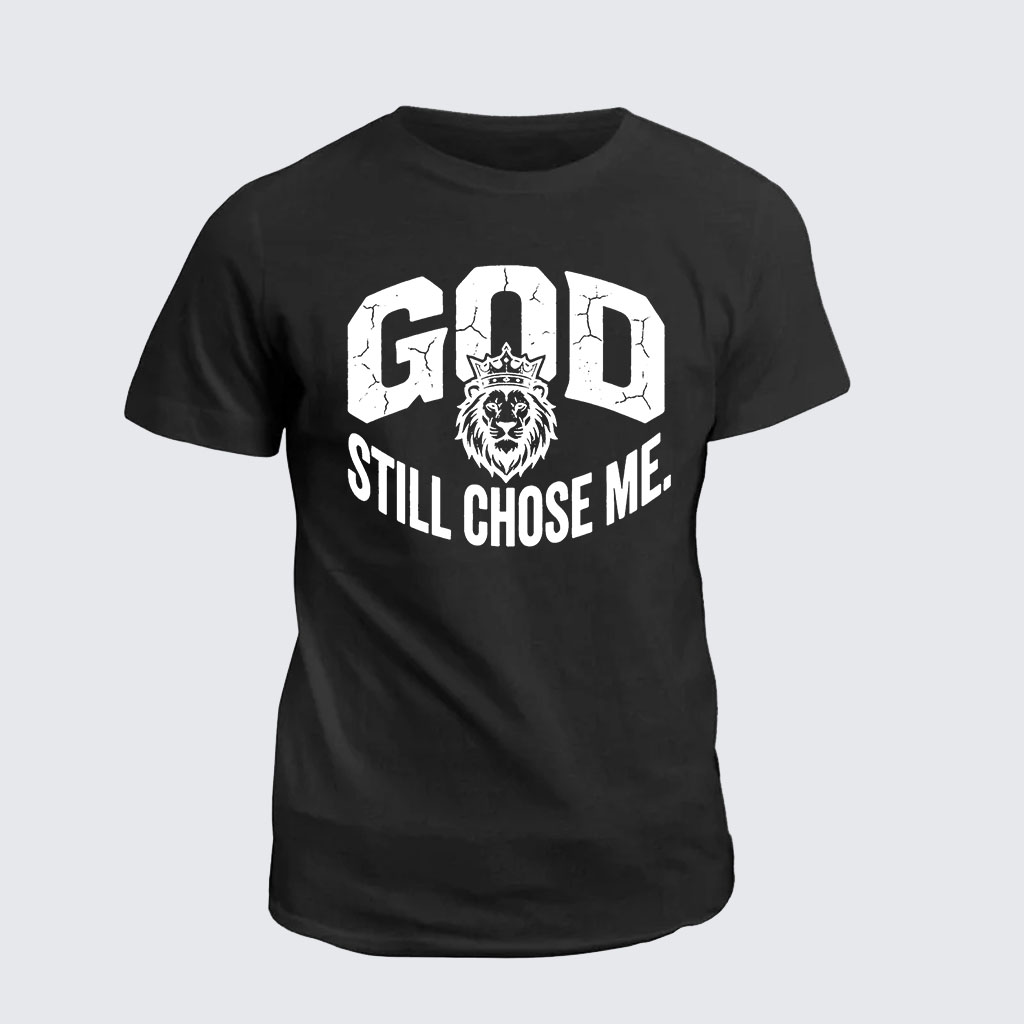 Man Of God Husband Dad Jesus God Christian Cotton T-Shirt