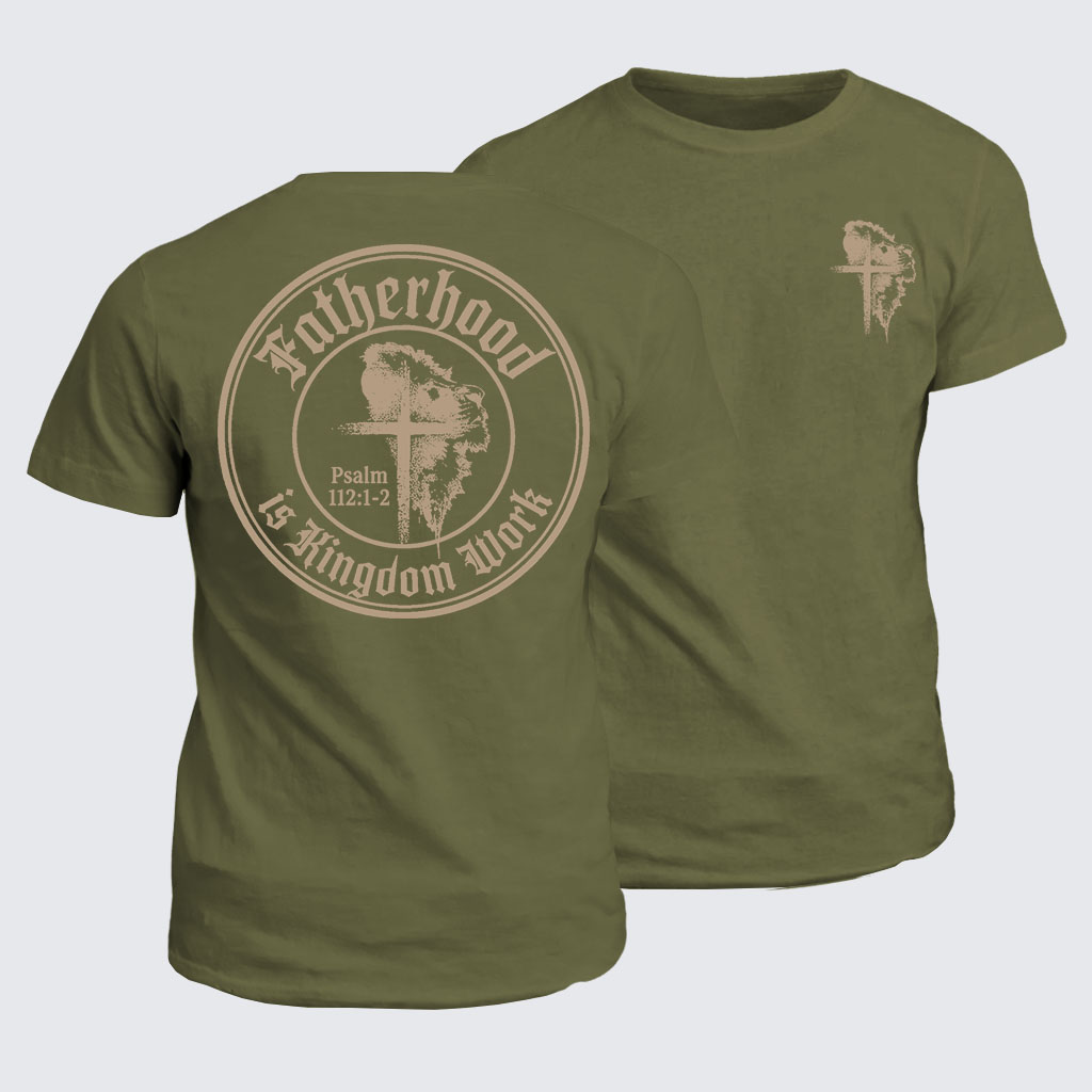 Fatherhood Jesus God Christian Cotton T-Shirt