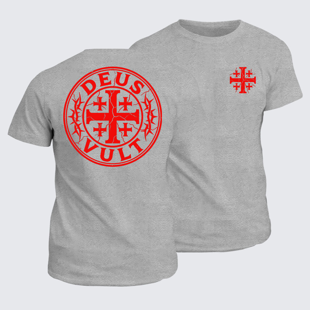 Classic Cotton Tee - Deus Vult