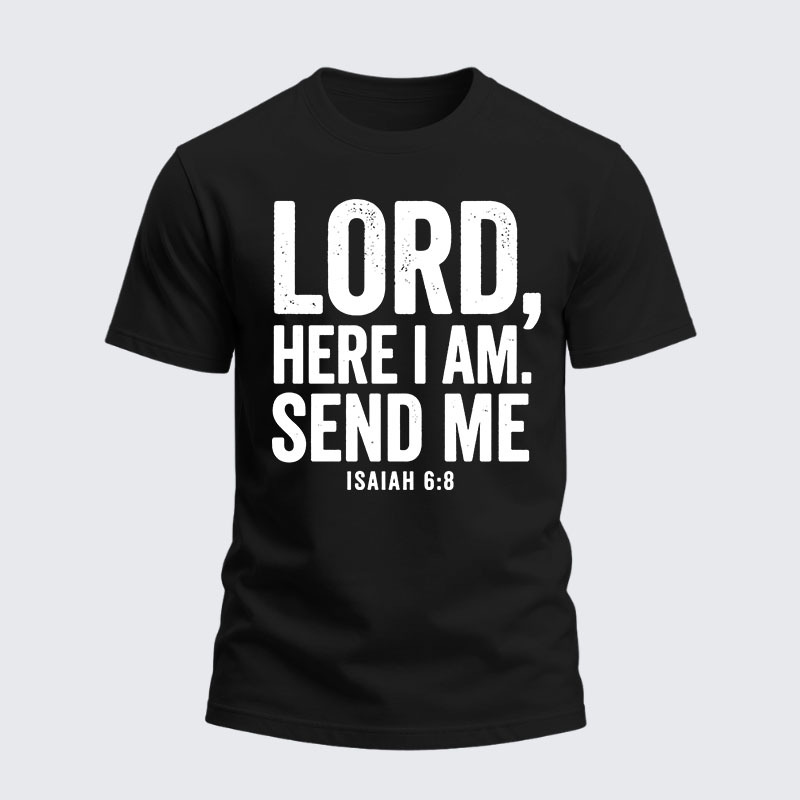 Man Of God Husband Dad Jesus God Christian Cotton T-Shirt