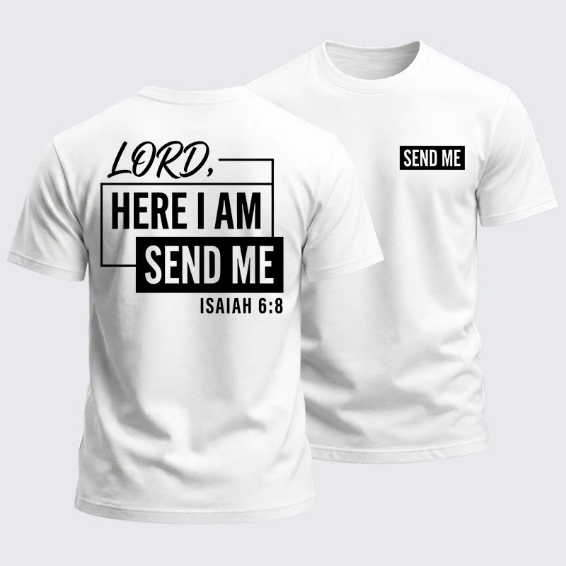 Heavyweight Cotton Tee - Send Me