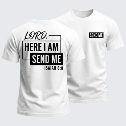 Heavyweight Cotton Tee - Send Me