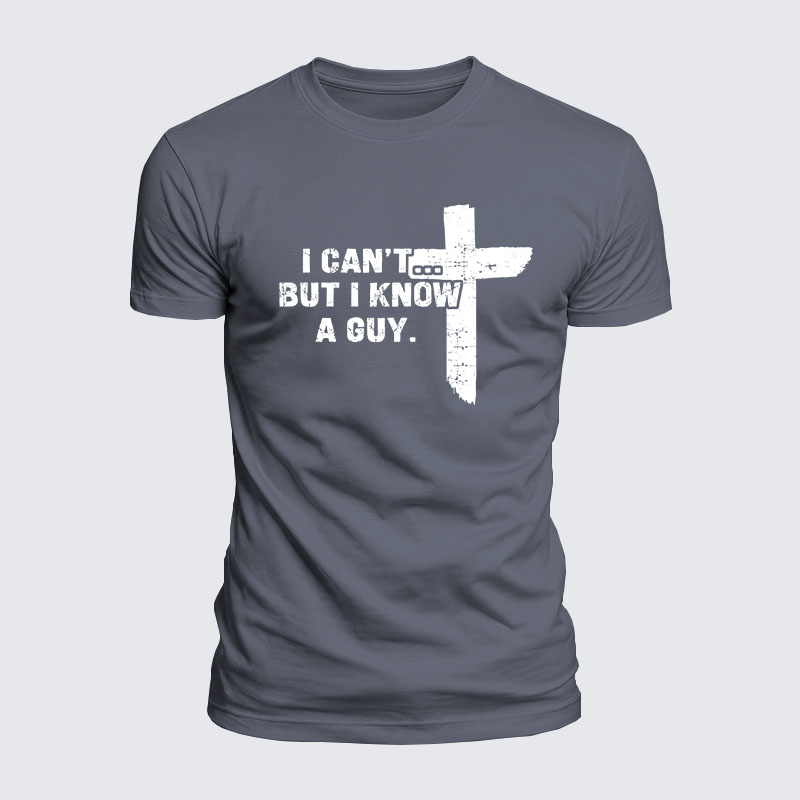 Luxe Mercerized Cotton Tee - I Can't But I Know A Guy