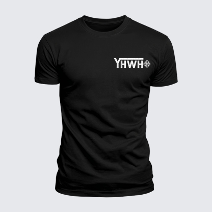 Luxe Mercerized Cotton Tee - YHWH Cross