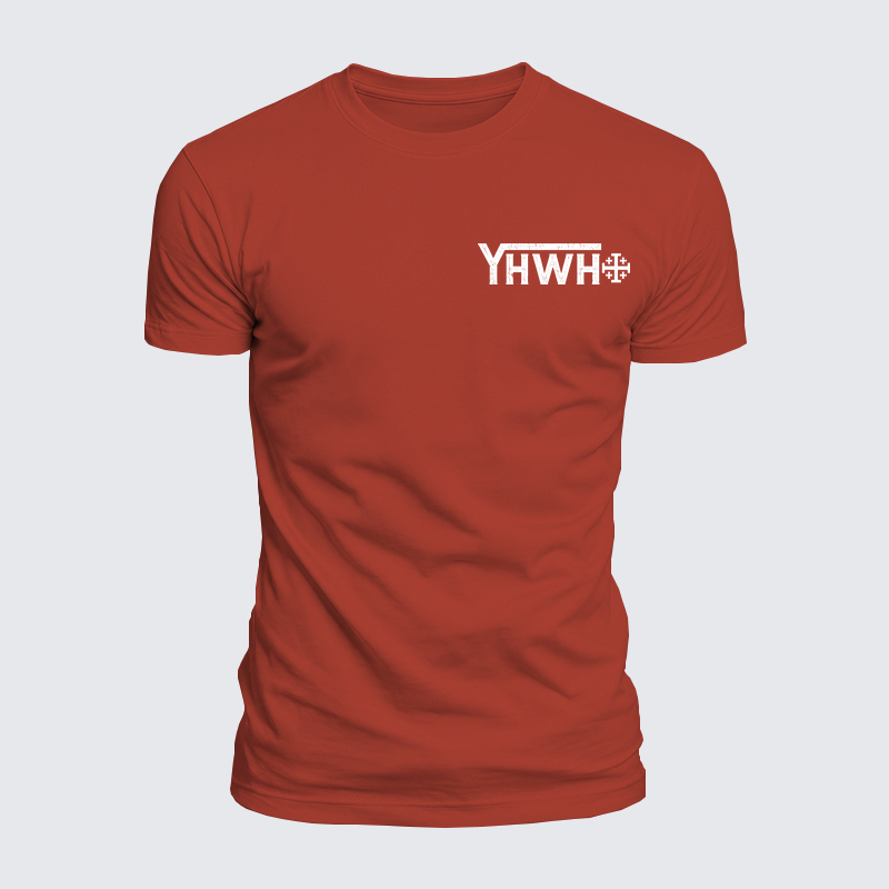 Luxe Mercerized Cotton Tee - YHWH Cross