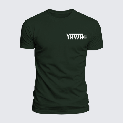 Luxe Mercerized Cotton Tee - YHWH Cross
