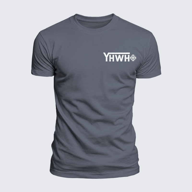 Luxe Mercerized Cotton Tee - YHWH Cross