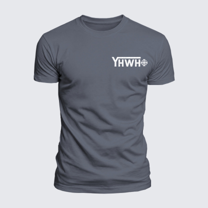 Luxe Mercerized Cotton Tee - YHWH Cross