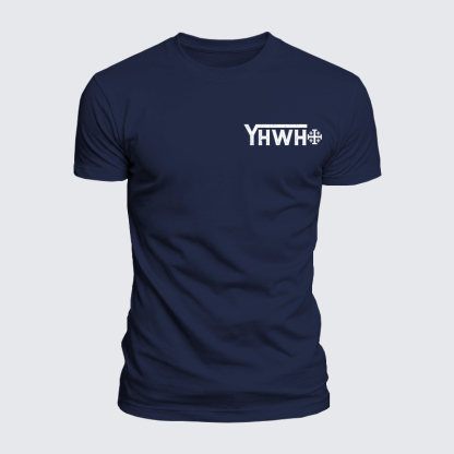 Luxe Mercerized Cotton Tee - YHWH Cross