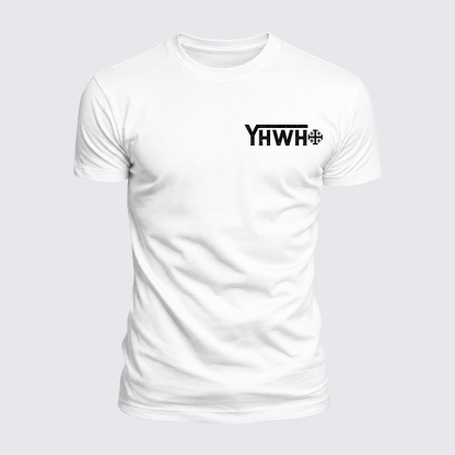 Luxe Mercerized Cotton Tee - YHWH Cross