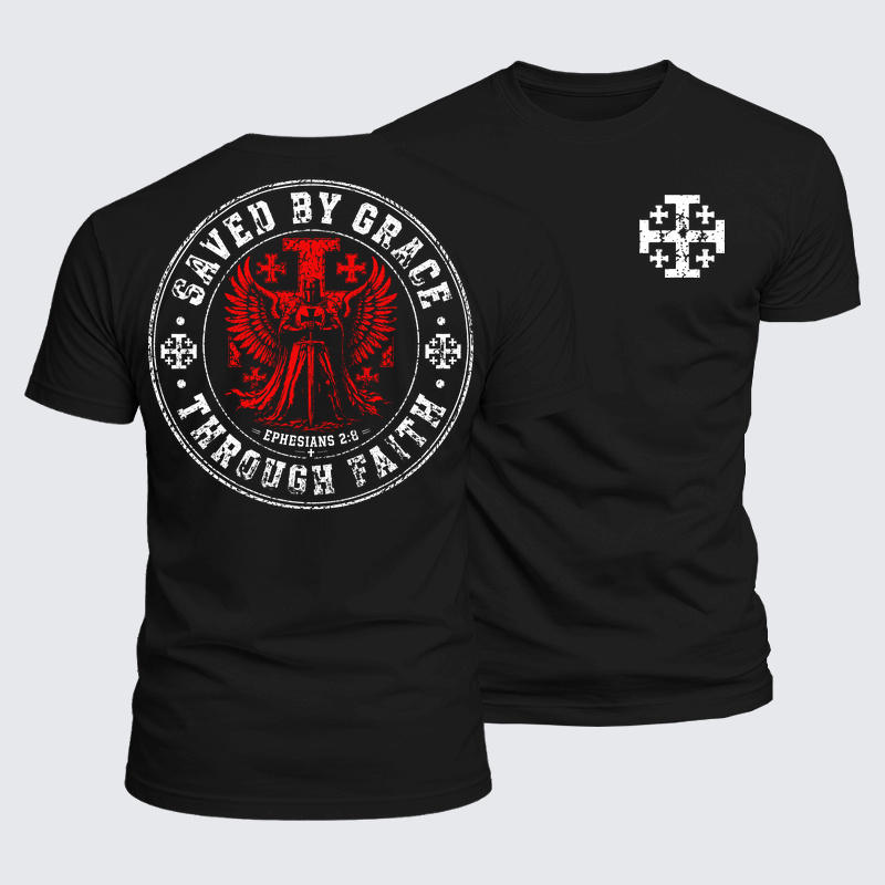Luxe Mercerized Cotton Tee - Saved By Grace