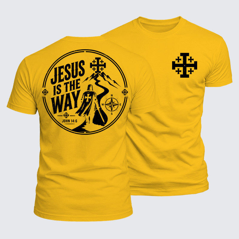 Luxe Mercerized Cotton Tee - Jesus Is the Way