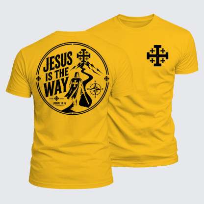 Luxe Mercerized Cotton Tee - Jesus Is the Way
