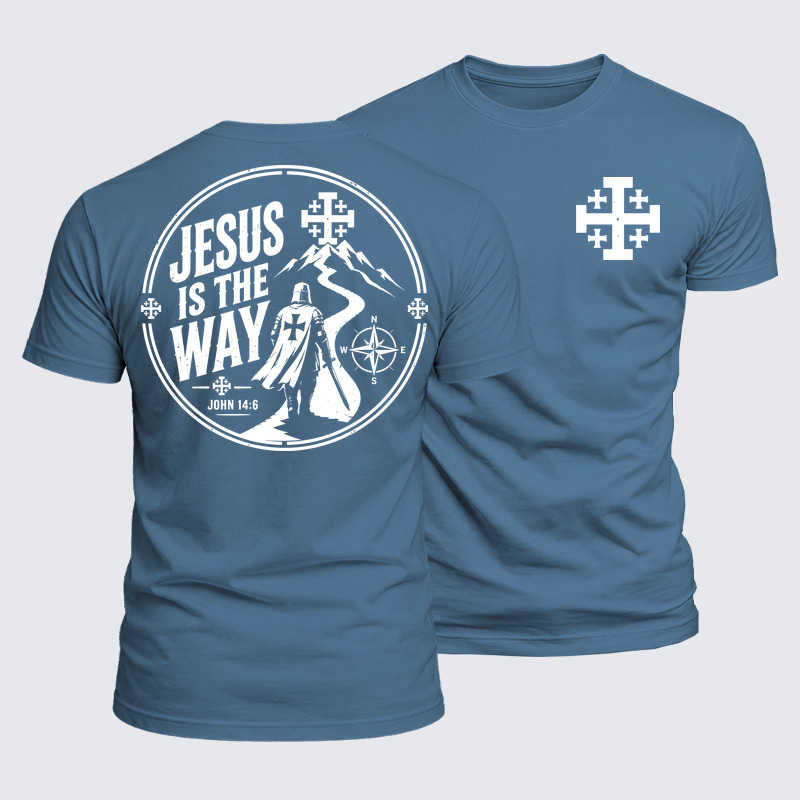 Luxe Mercerized Cotton Tee - Jesus Is the Way