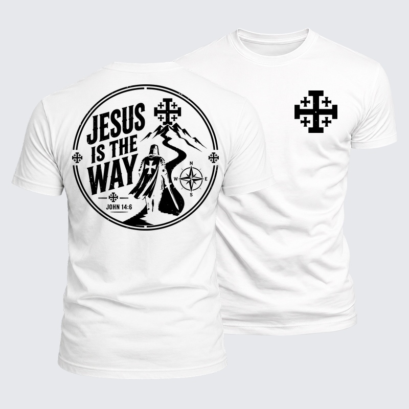 Luxe Mercerized Cotton Tee - Jesus Is the Way