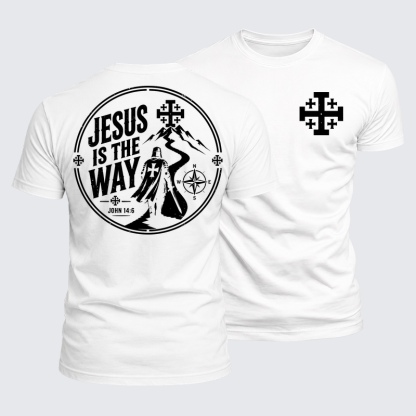 Luxe Mercerized Cotton Tee - Jesus Is the Way