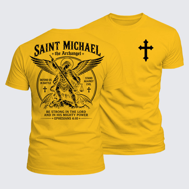 Luxe Mercerized Cotton Tee - Saint Michael The Archangel
