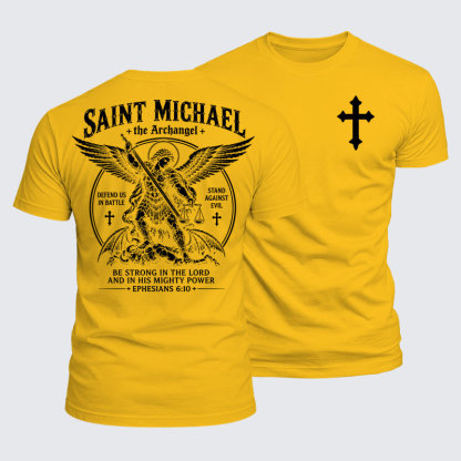 Luxe Mercerized Cotton Tee - Saint Michael The Archangel