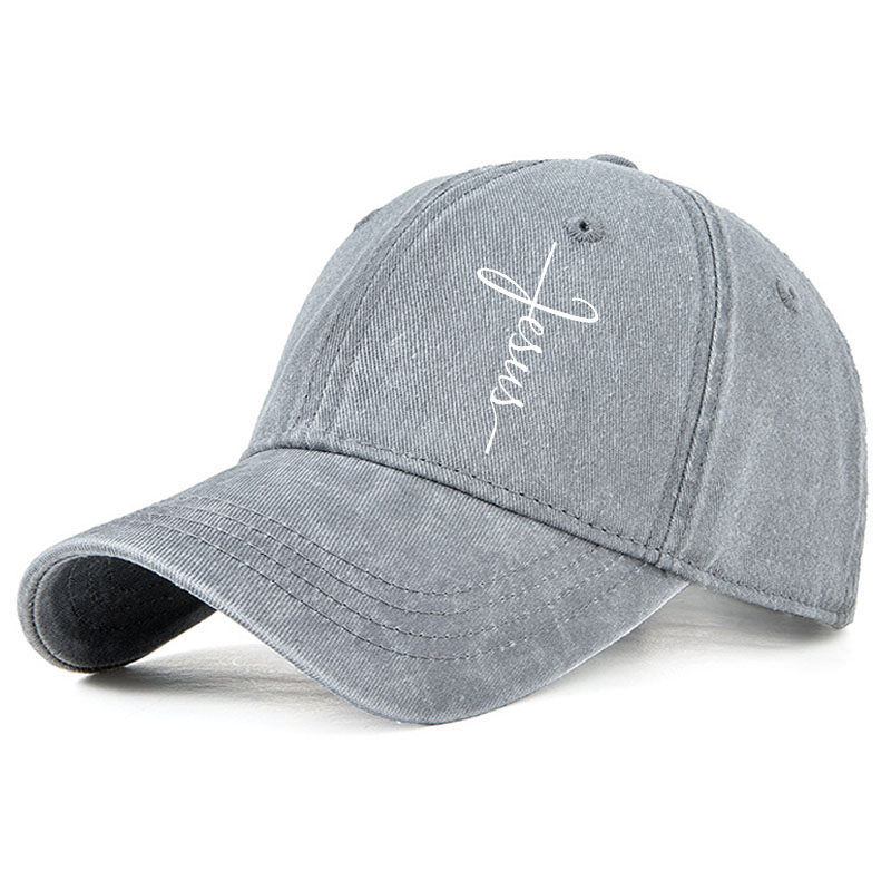 Heritage Washed Cap - Jesus Cross