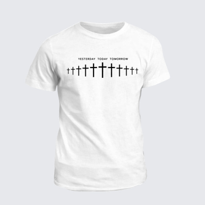 Classic Cotton Tee - Yesterday Today Tomorrow