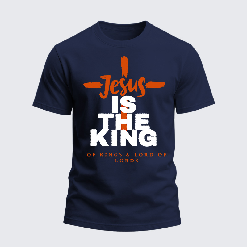 Heavyweight Cotton Tee - Jesus Is The King