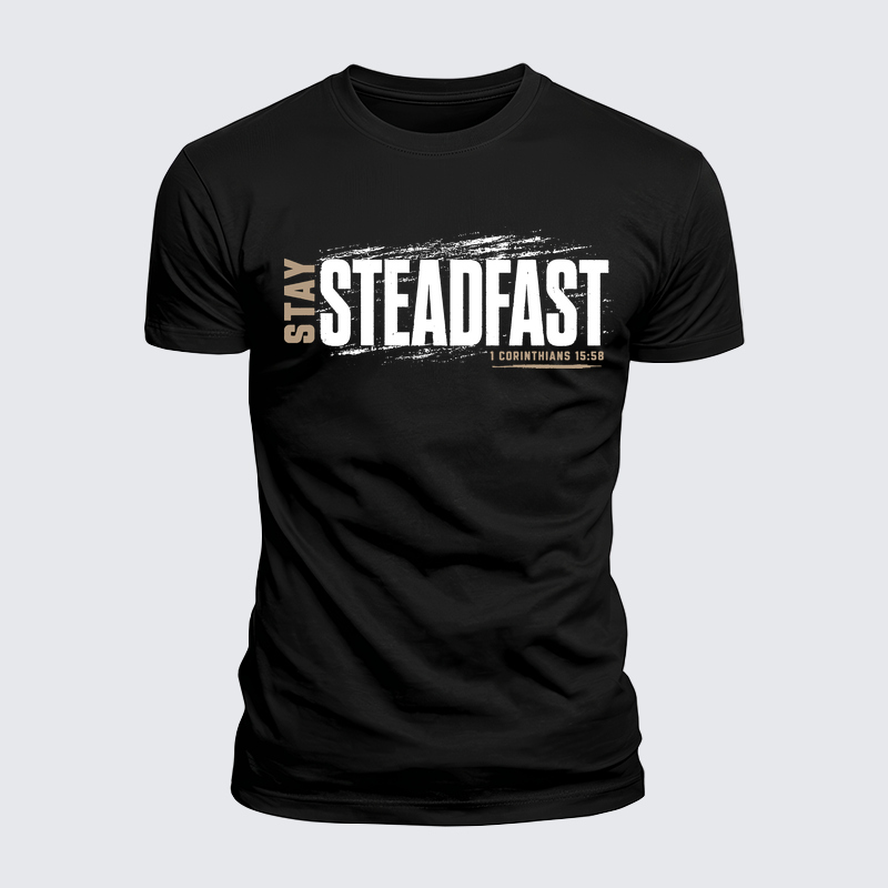 Luxe Mercerized Cotton Tee - Stay Steadfast