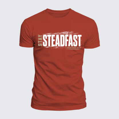 Luxe Mercerized Cotton Tee - Stay Steadfast