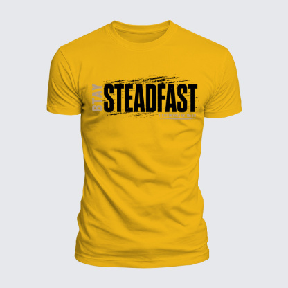 Luxe Mercerized Cotton Tee - Stay Steadfast
