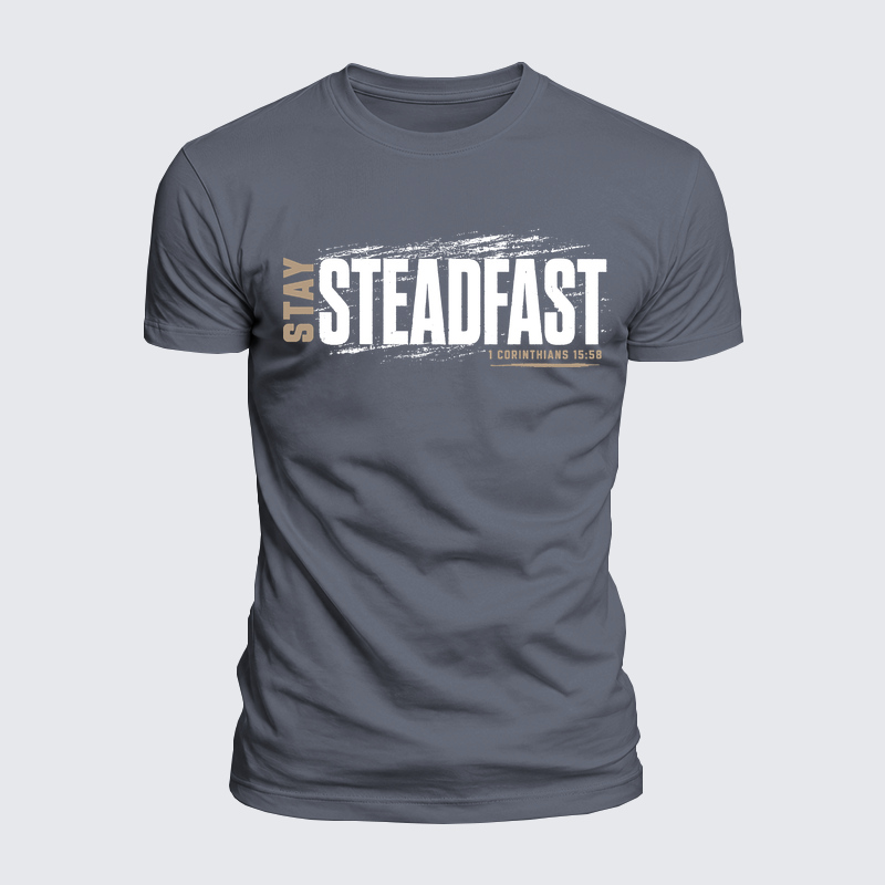 Luxe Mercerized Cotton Tee - Stay Steadfast