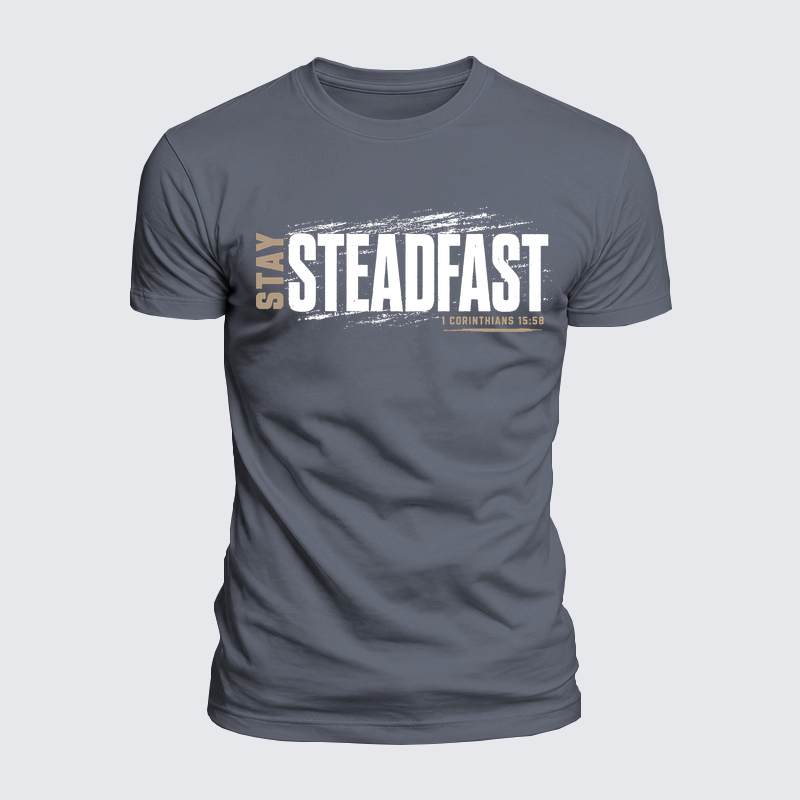 Luxe Mercerized Cotton Tee - Stay Steadfast