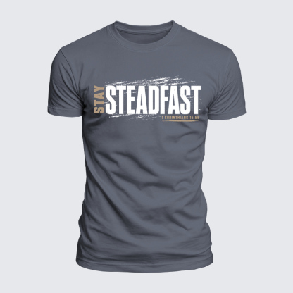 Luxe Mercerized Cotton Tee - Stay Steadfast