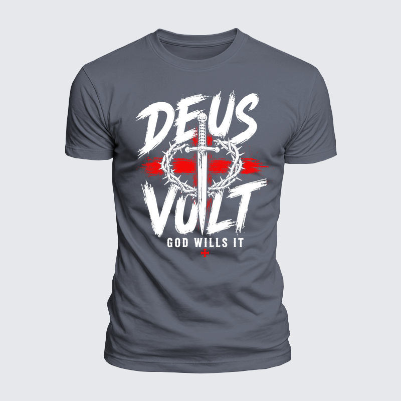Luxe Mercerized Cotton Tee - Deus Vult