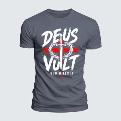 Luxe Mercerized Cotton Tee - Deus Vult