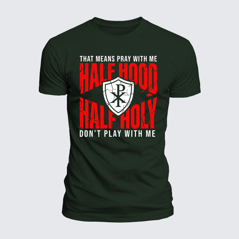 Luxe Mercerized Cotton Tee - Half Hood Half Holy