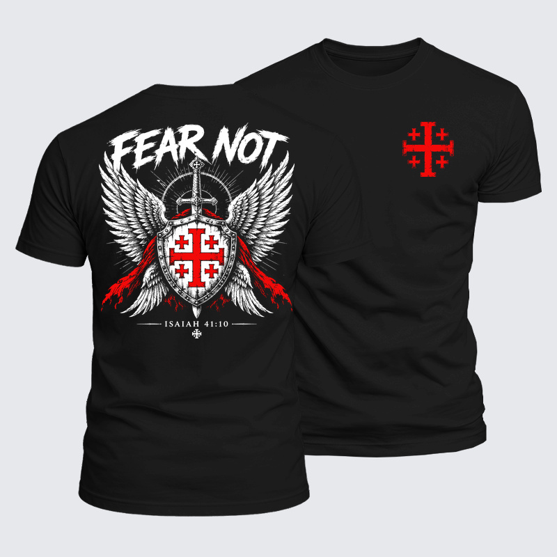 Luxe Mercerized Cotton Tee - Fear Not
