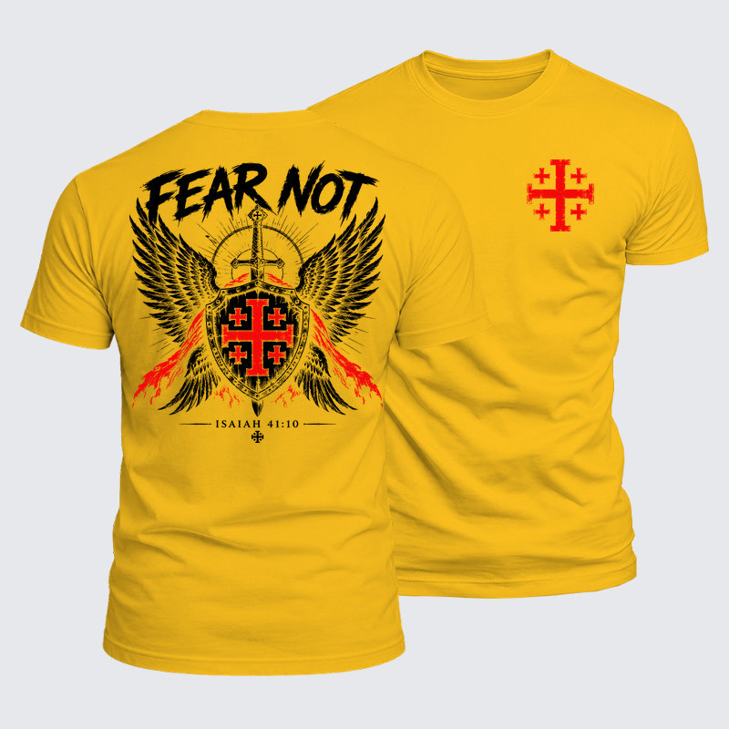 Luxe Mercerized Cotton Tee - Fear Not