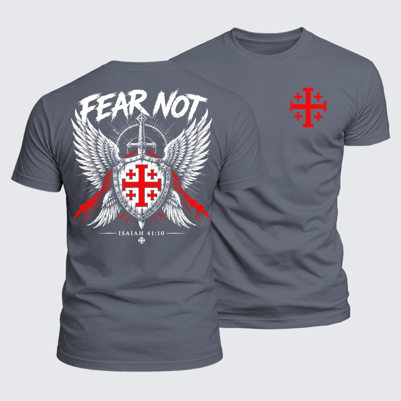Luxe Mercerized Cotton Tee - Fear Not